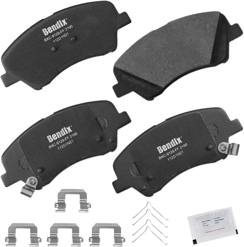 Bendix Priority1 CFC2190 Ceramic Front Brake Pads for Hyundai Accent 2022-2018, Kia Rio 2023-2018 - Image 1